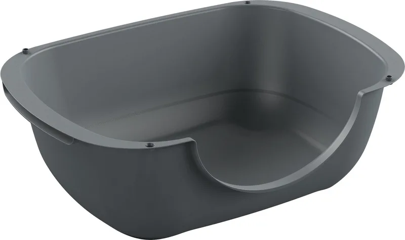 Cat Litter Box Rotho My Pet Bella Cat 56 x 19 x 39 cm Anthracite de Rotho Mypet en Gris – photo produit