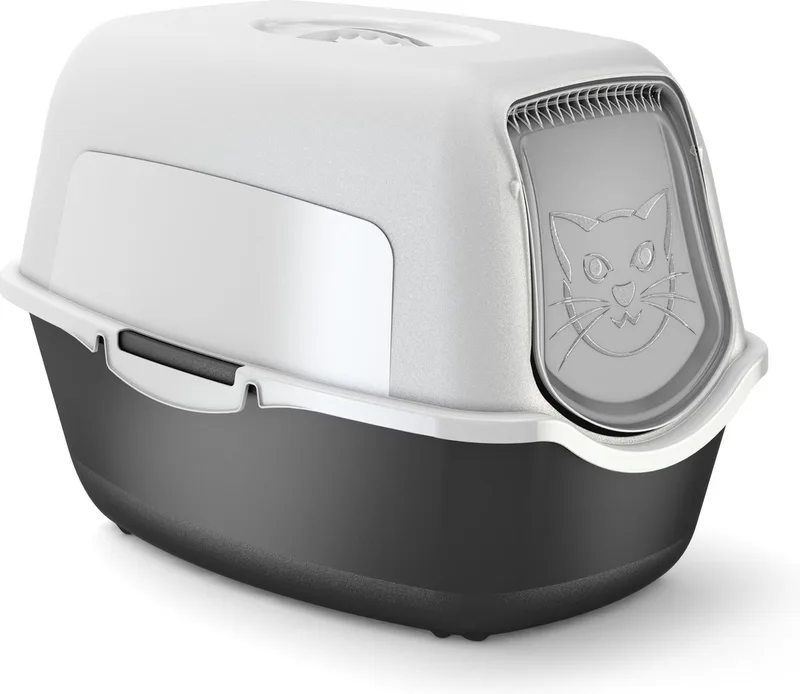 Kattenbak - 55,5 x 40 x 38,7 cm by Rotho Mypet in Black, White – product photo