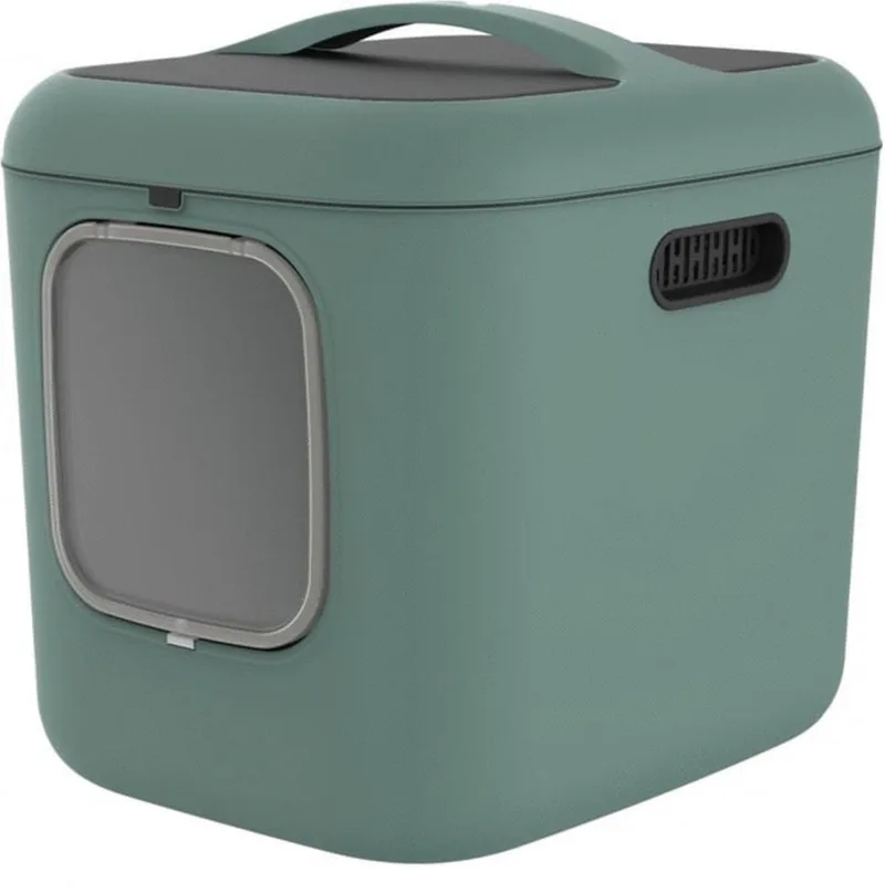 Kattenbak Biala Xl 62x50x58 cm - Kattentoilet von Rotho Mypet in Grün – Produktfoto 1 von 2