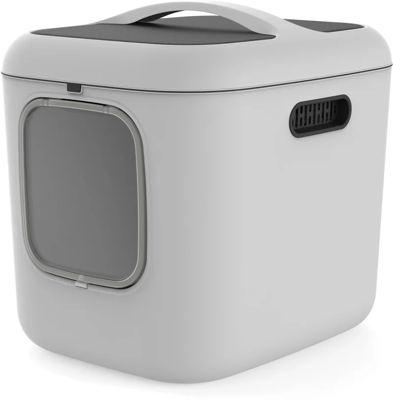 Kattenbak Biala Xl 62x50x58 cm - Kattentoilet de Rotho Mypet en Blanc – photo produit