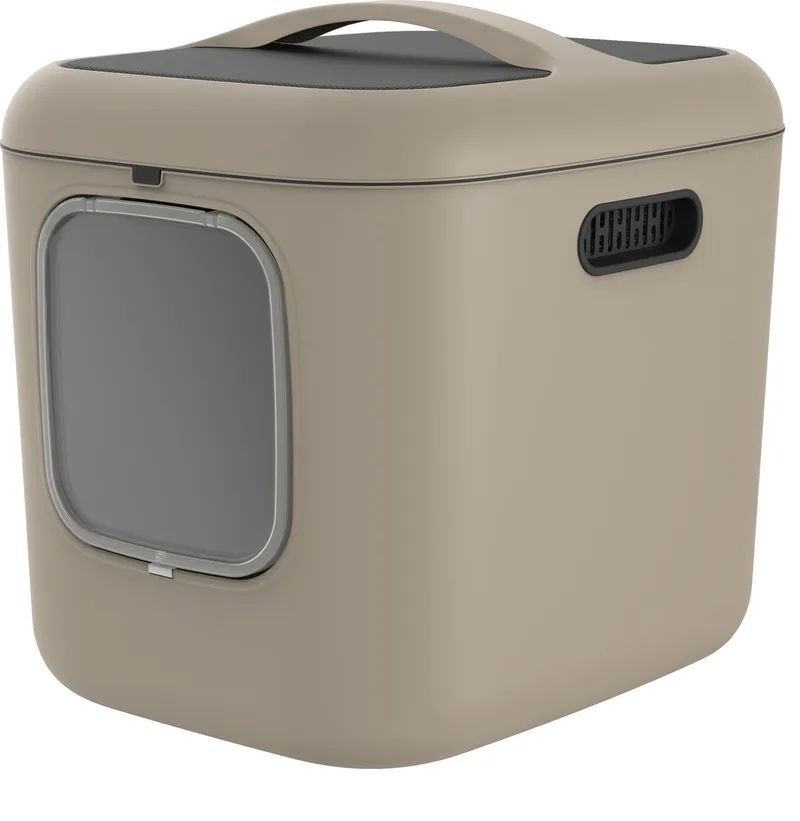 Kattentoilet BialaXl, Cappuccino von Rotho Mypet – Produktfoto