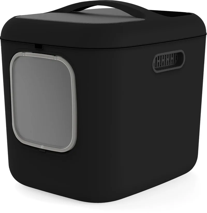 Rotho Kattentoilet Biala XL - XL Kattenbak - Kleur: - Afmetingen: 61X49X57 cm by Rotho Mypet in Black – product photo