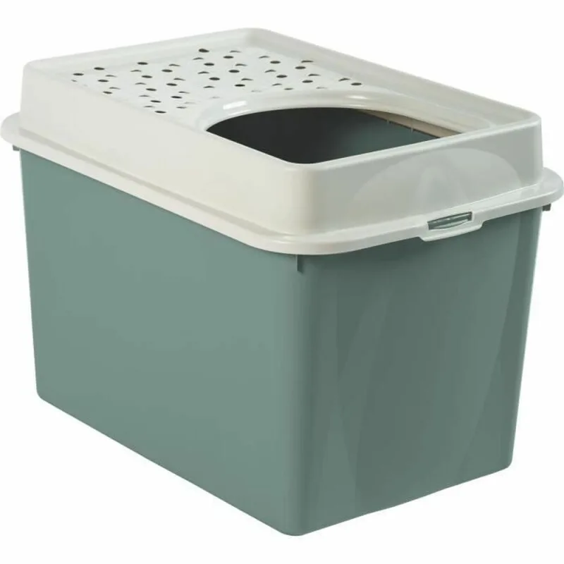 Rotho MyPet Katzentoilette BERTY beige /grün van Rotho Mypet in Regular – productfoto