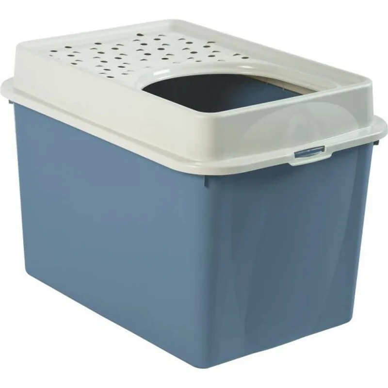 Rotho MyPet Katzentoilette BERTY blau/ grau van Rotho Mypet in Regular – productfoto