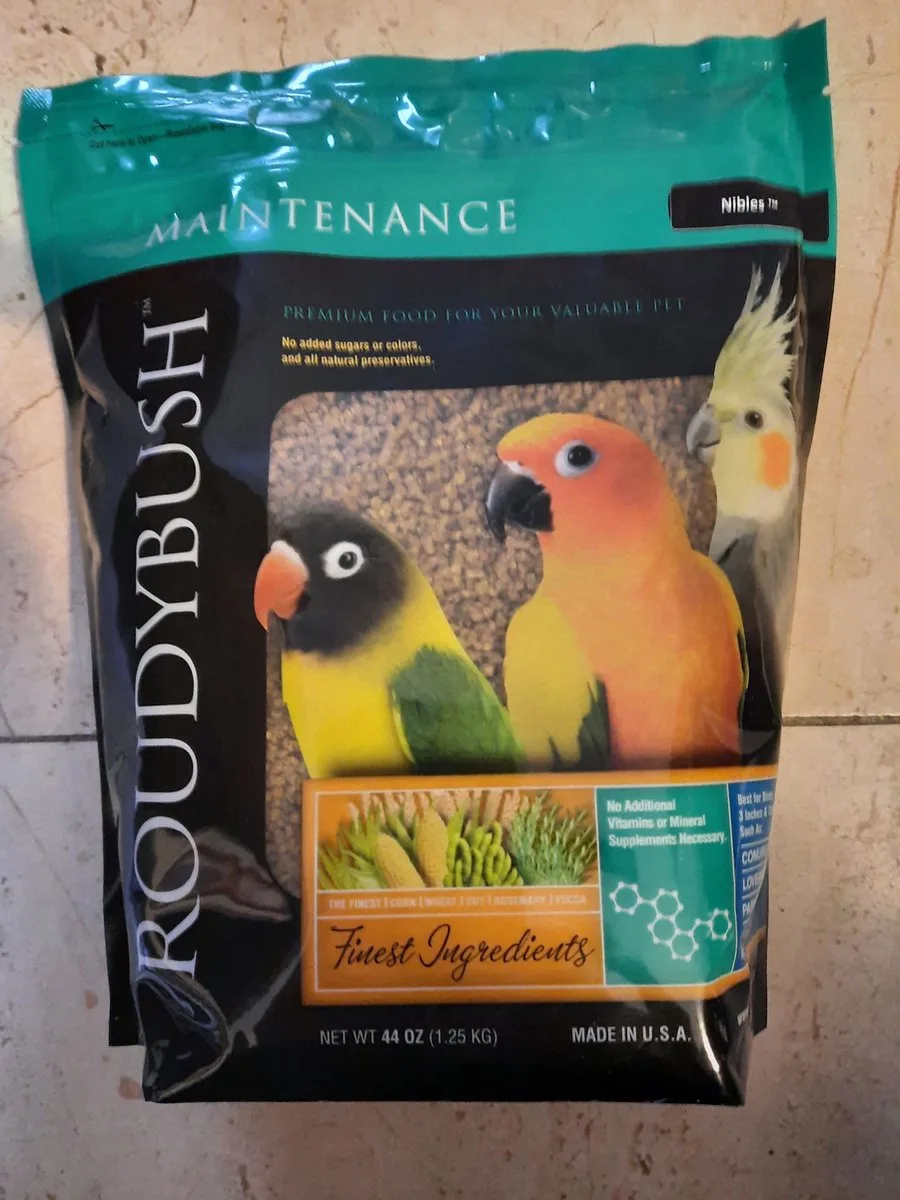 pelletvoer nibbles voor parkieten,kanarie en exoten 1,25 kg de Roudybush – photo produit