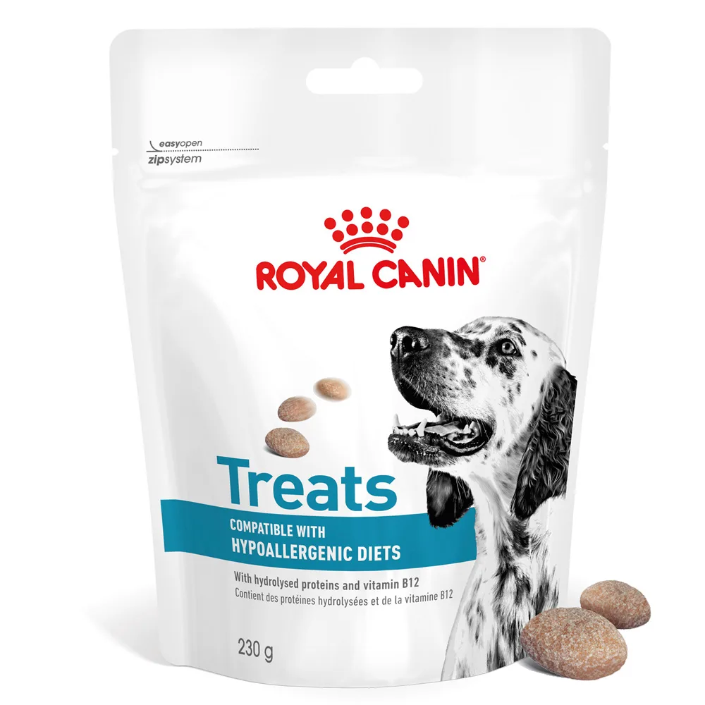 230g Royal Canin Hypoallergenic Treats hondensnacks by Royal Canin – product photo
