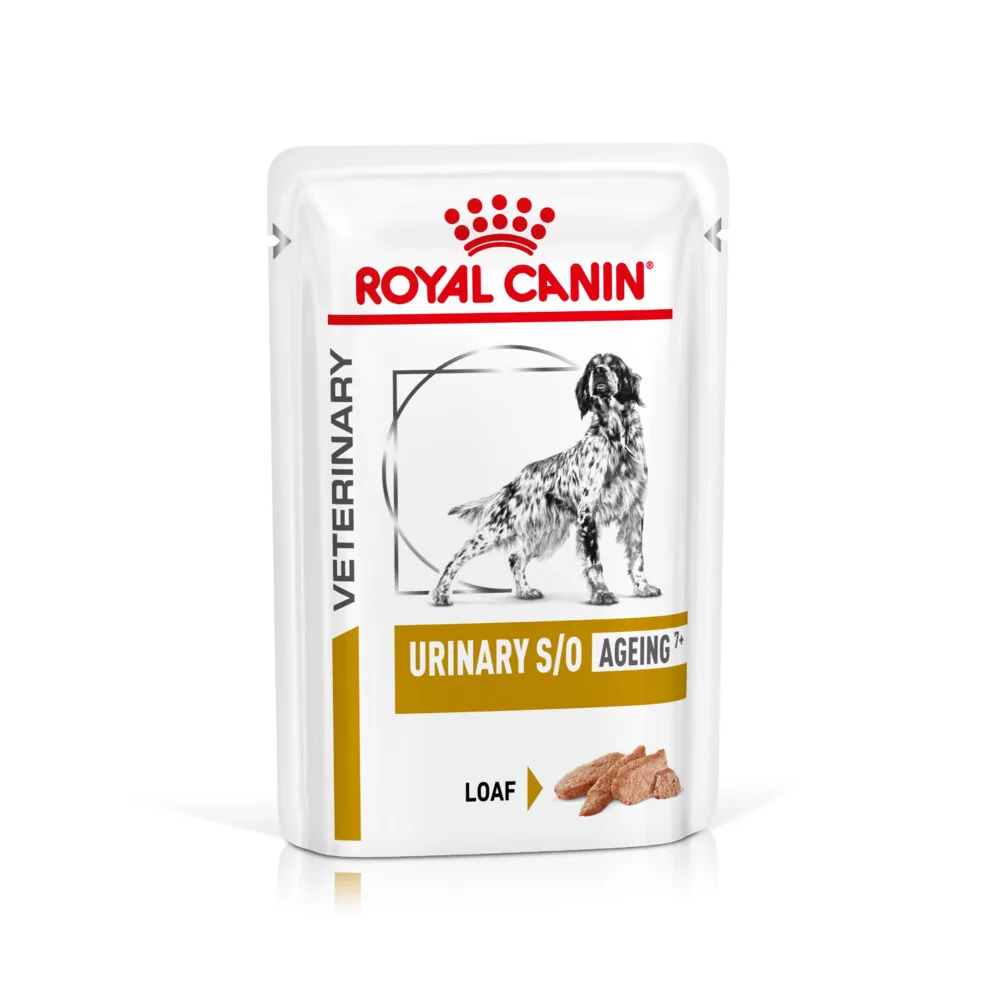 24x Royal Canin Hondenvoer Nat Urinary S/O Ageing 7+ 85 gr van Royal Canin – productfoto