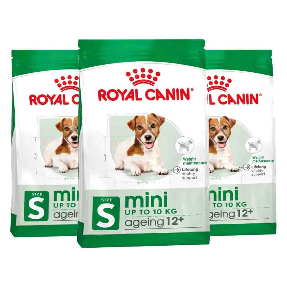 3x Royal Canin Hondenvoer Droog Mini Ageing 12+ 1,5 kg by Royal Canin – product photo