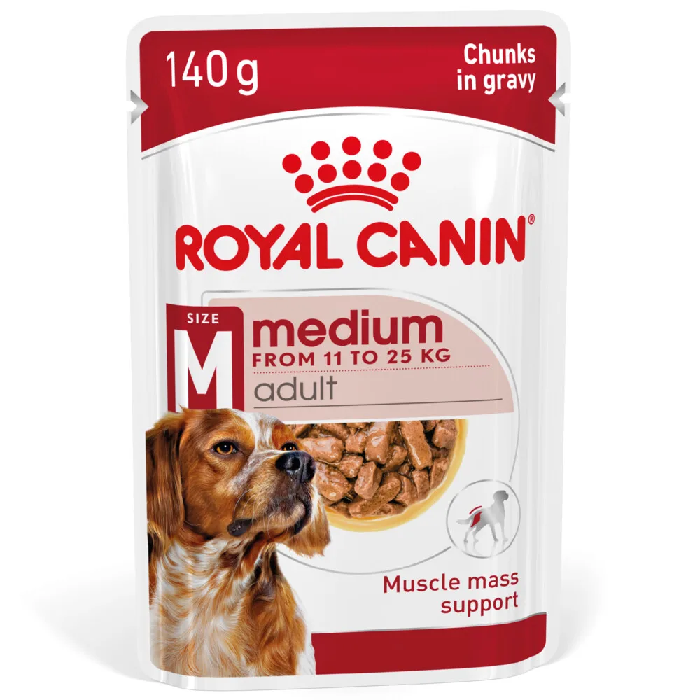 40x Royal Canin Medium Adult Hondenvoer Nat 140 gr fra Royal Canin – produktbillede