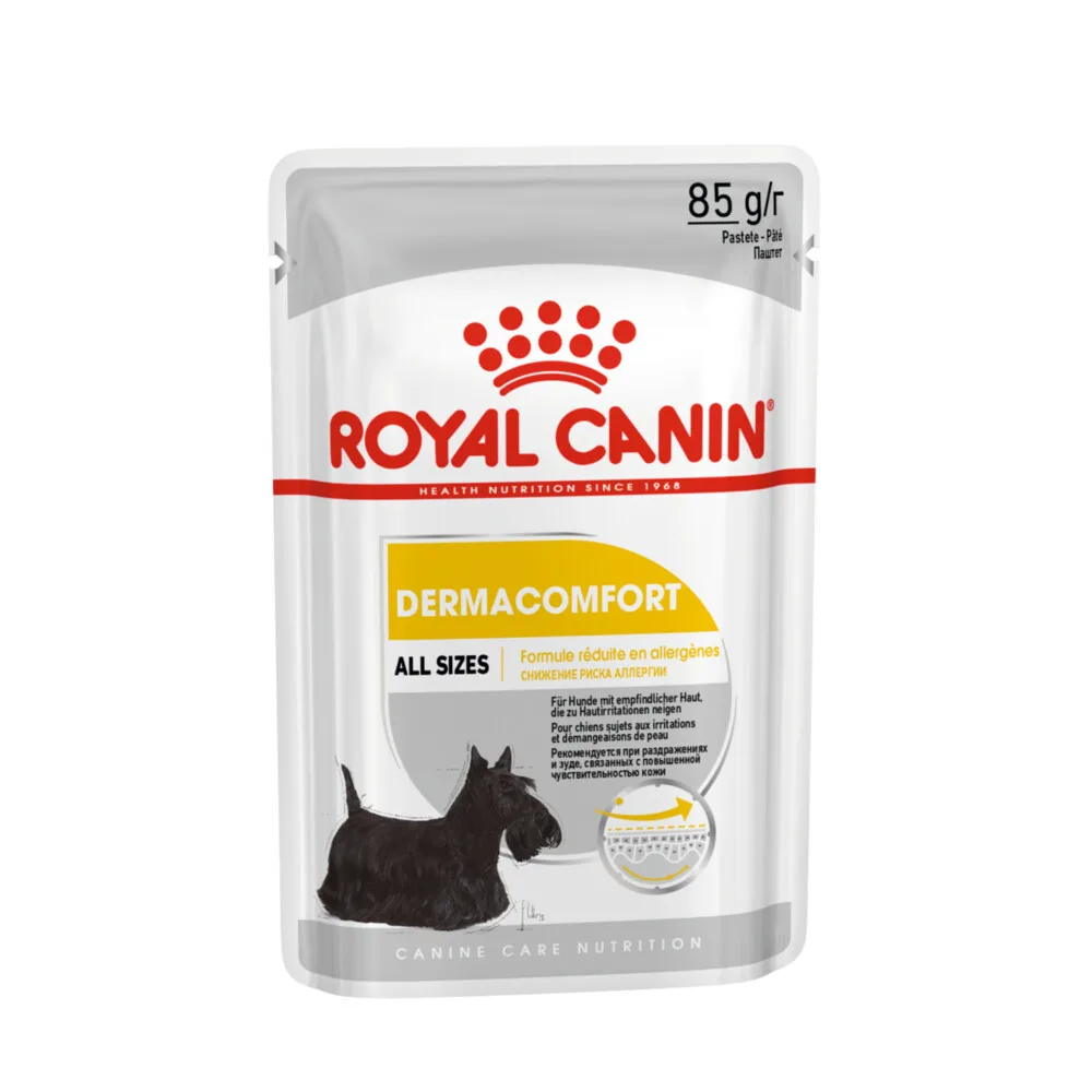 48x Royal Canin Dermacomfort Hondenvoer Nat 85 gr från Royal Canin – produktbild