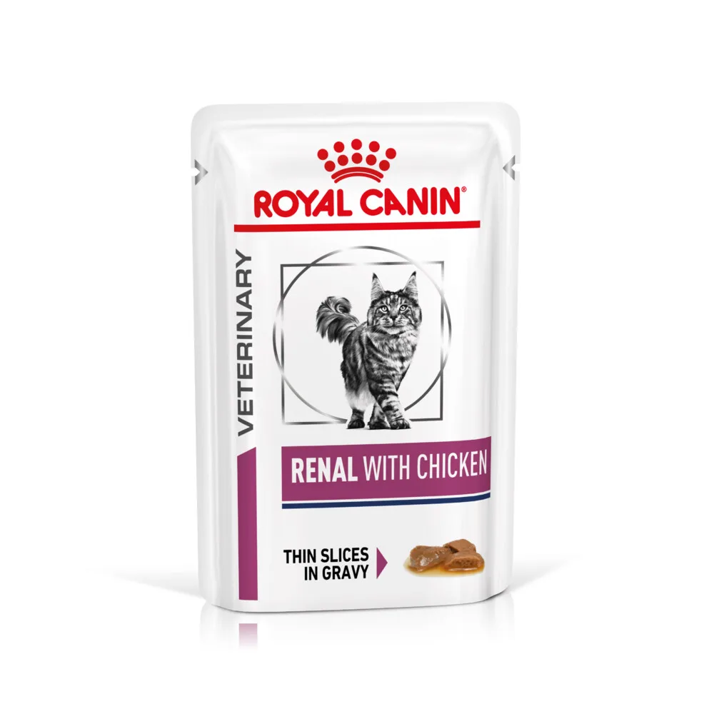48x Royal Canin Kattenvoer Nat Renal Kip 85 gr by Royal Canin – product photo