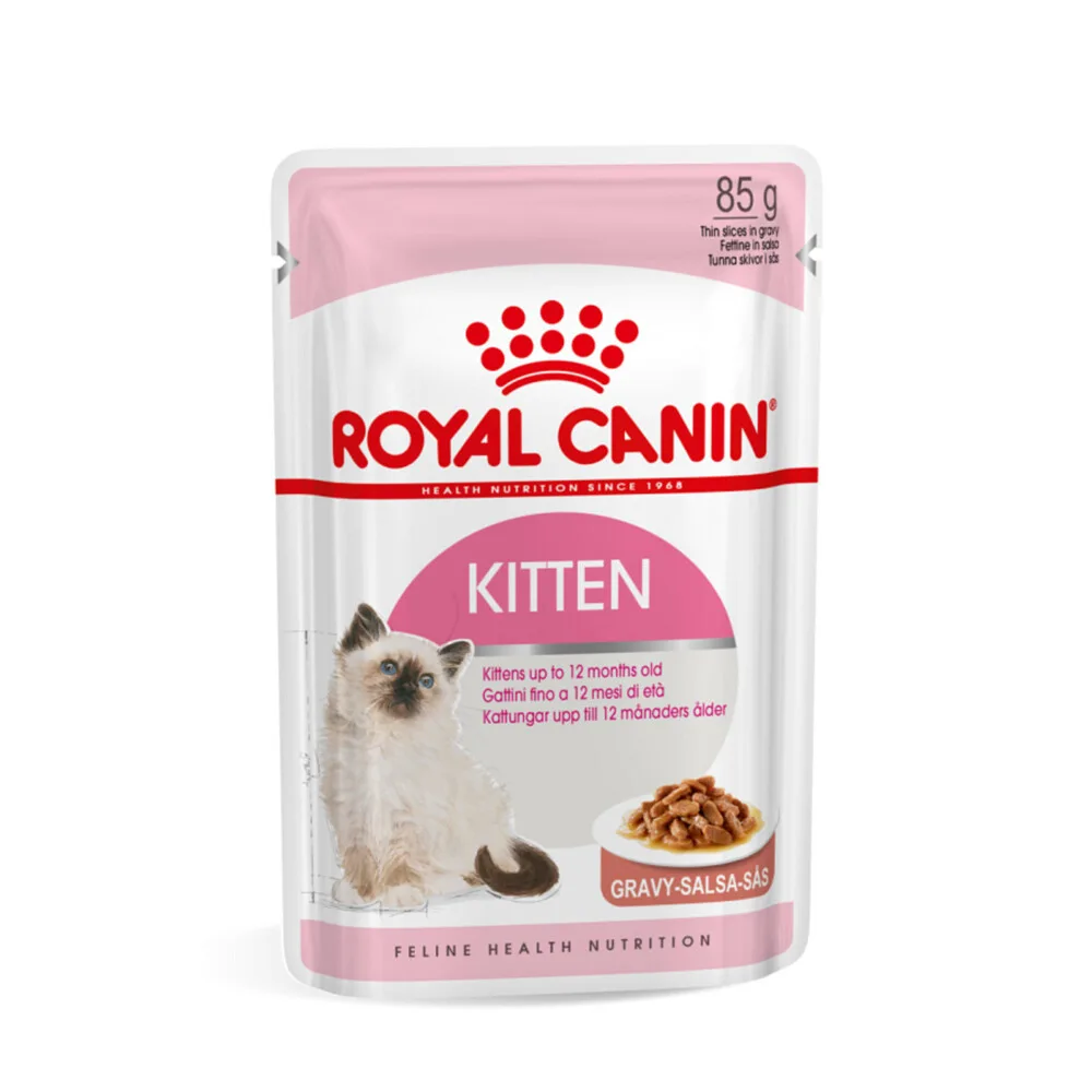 48x Royal Canin Kitten Gravy Kattenvoer Nat 85 gr by Royal Canin – product photo