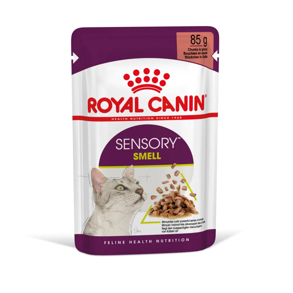 48x Royal Canin Sensory Smell In Gravy Kattenvoer Nat 85 gr de Royal Canin – photo produit