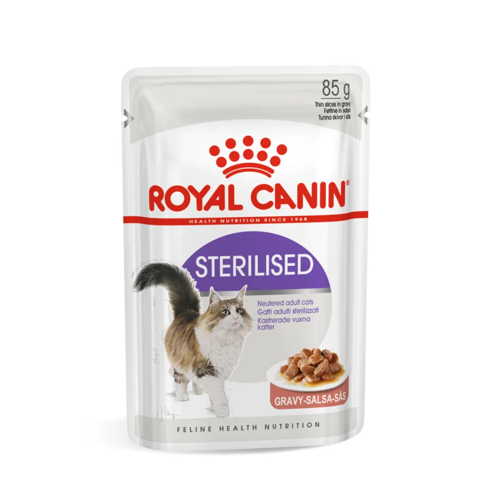 48x Royal Canin Sterilised Gravy Kattenvoer Nat 85 gr de Royal Canin – photo produit