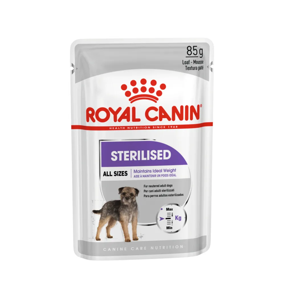 48x Royal Canin Sterilised Hondenvoer Nat 85 gr de Royal Canin – photo produit