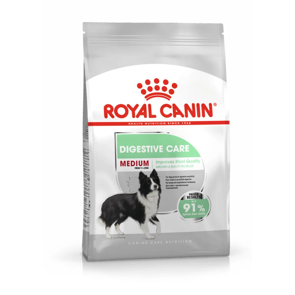 4x Royal Canin Hondenvoer Droog Digestive Care Medium 3 kg by Royal Canin – product photo