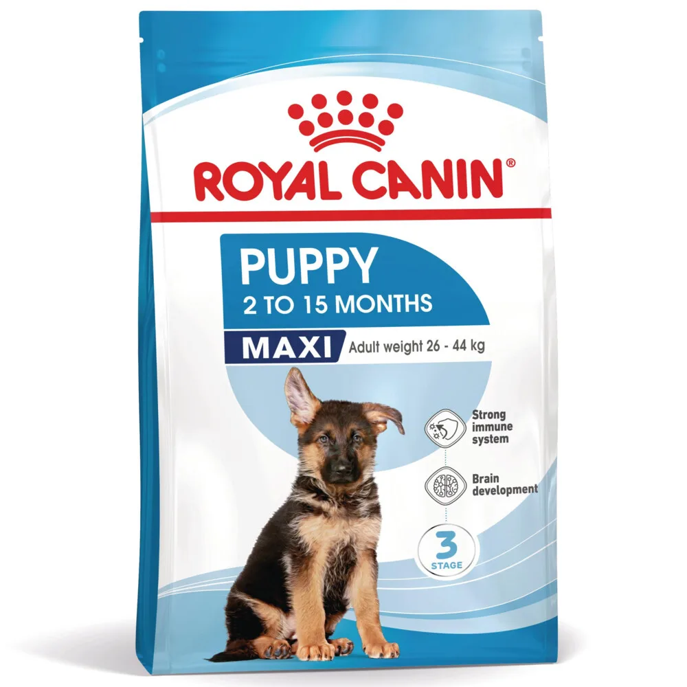 4x Royal Canin Hondenvoer Droog Maxi Puppy 4 kg de Royal Canin – photo produit