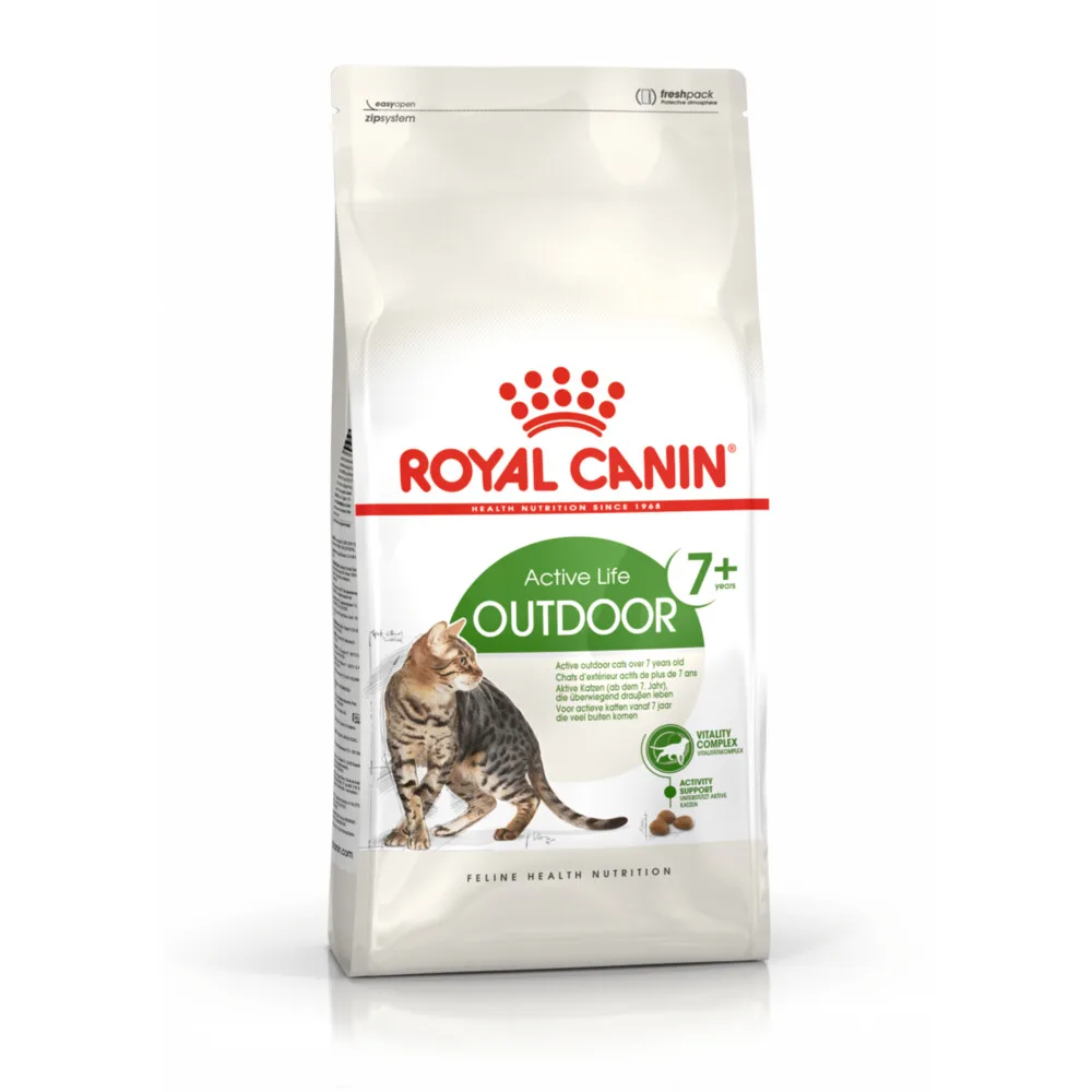 6x Royal Canin Kattenvoer Droog Outdoor 7+ 2 kg by Royal Canin – product photo