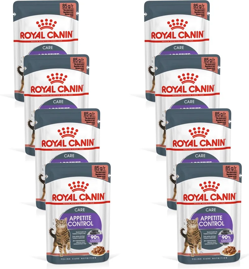 Appetite Control Care In Gravy - Kattenvoer - 8 x 12x85 g von Royal Canin – Produktfoto