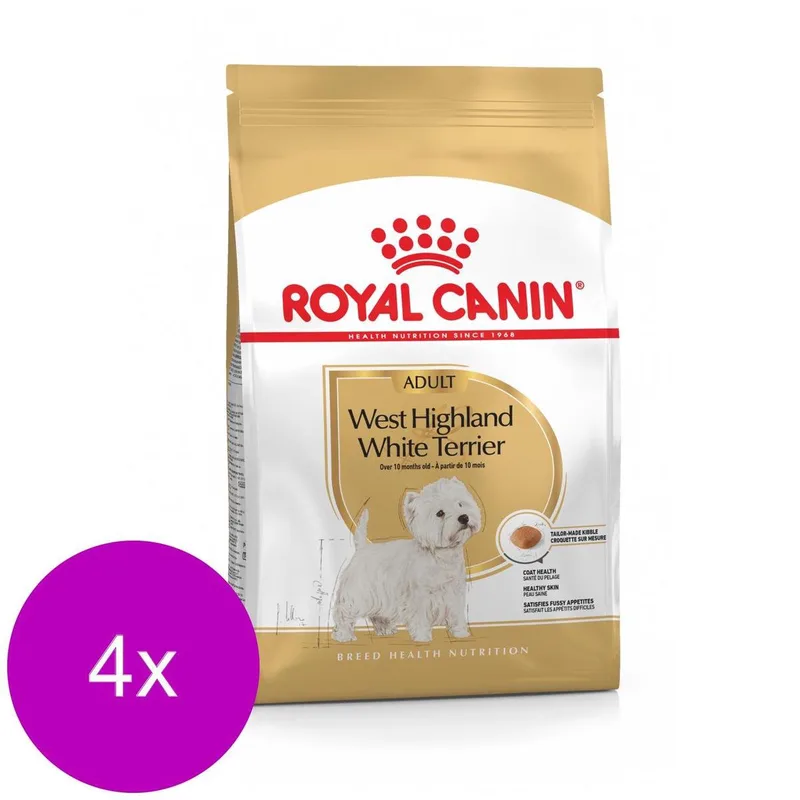 Bhn West Highland White Terrier Adult - Hondenvoer - 4 x 3 kg de Royal Canin – photo produit