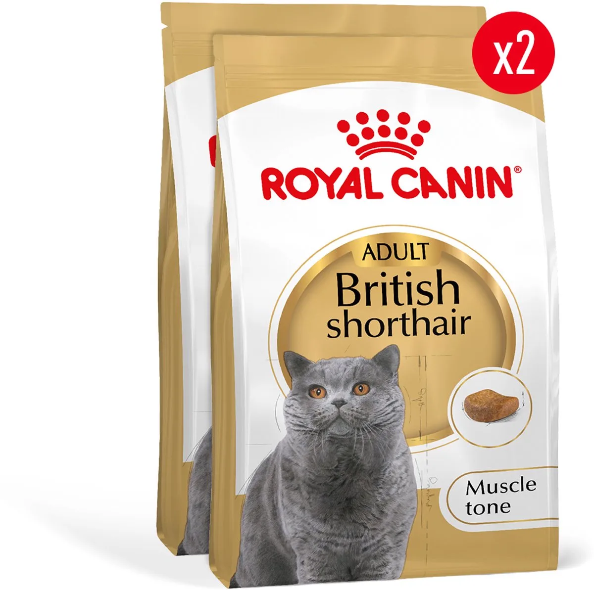 British Shorthair Adult - 2 x 4 kg de Royal Canin – photo produit