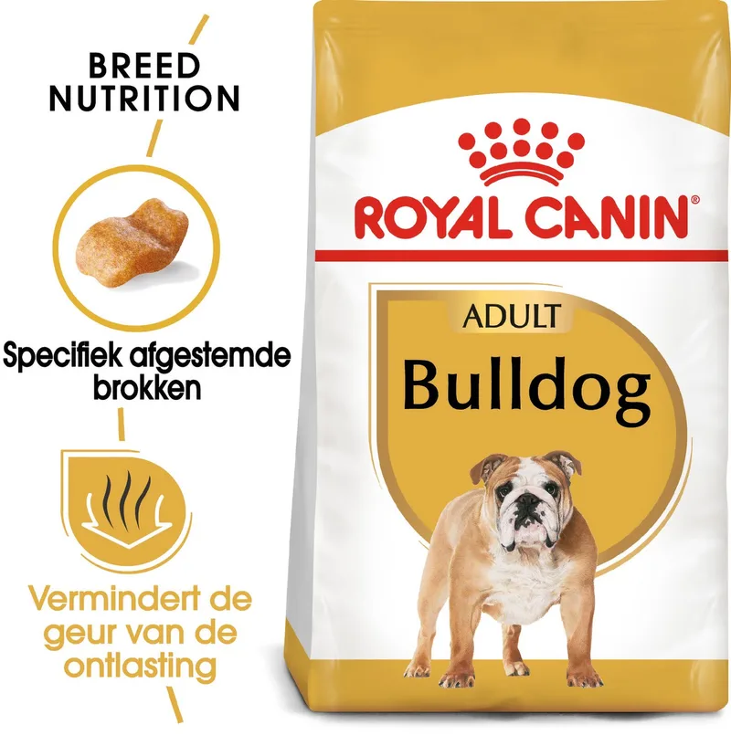Bulldog Adult - Hondenvoer - 12kg - Voor de volwassen Bulldog by Royal Canin – product photo
