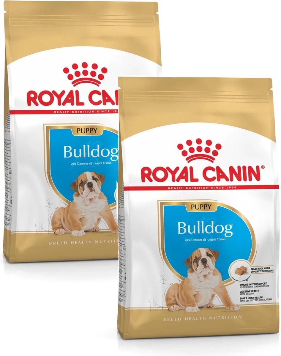 Bulldog - Puppy-Hondenvoer - 2 x 3 kg van Royal Canin – productfoto