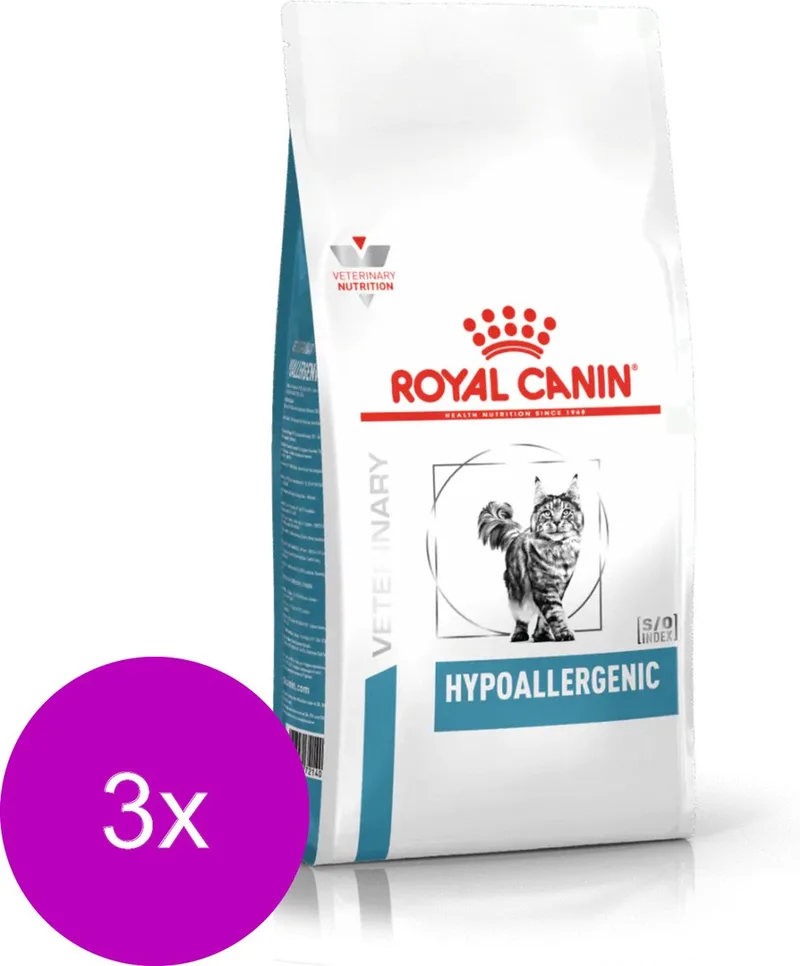 Cat Hypallergenic - Kattenvoer - 3 x 2.5 kg de Royal Canin – photo produit