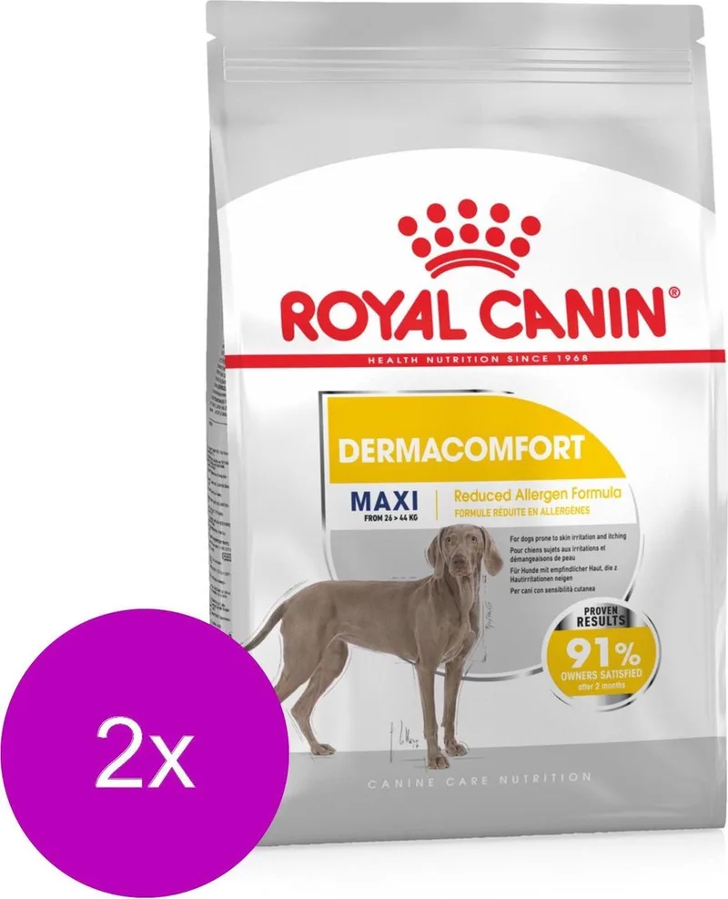 Ccn Dermacomfort Maxi - Hondenvoer - 2 x 10 kg de Royal Canin – photo produit