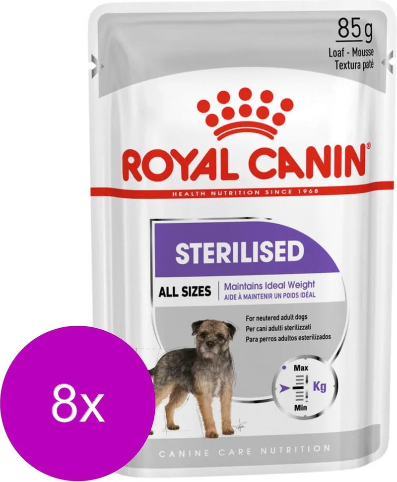 Ccn Sterilised Wet - Hondenvoer - 8 x 12x85 g by Royal Canin – product photo