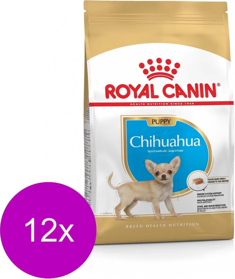 Chihuahua - Puppy-Hondenvoer - 12 x 500 g fra Royal Canin – produktbillede