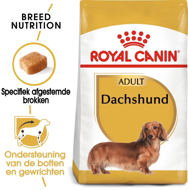 Dachshund Adult - Hondenvoer - 1,5 kg - Volwassen Teckel de Royal Canin – photo produit