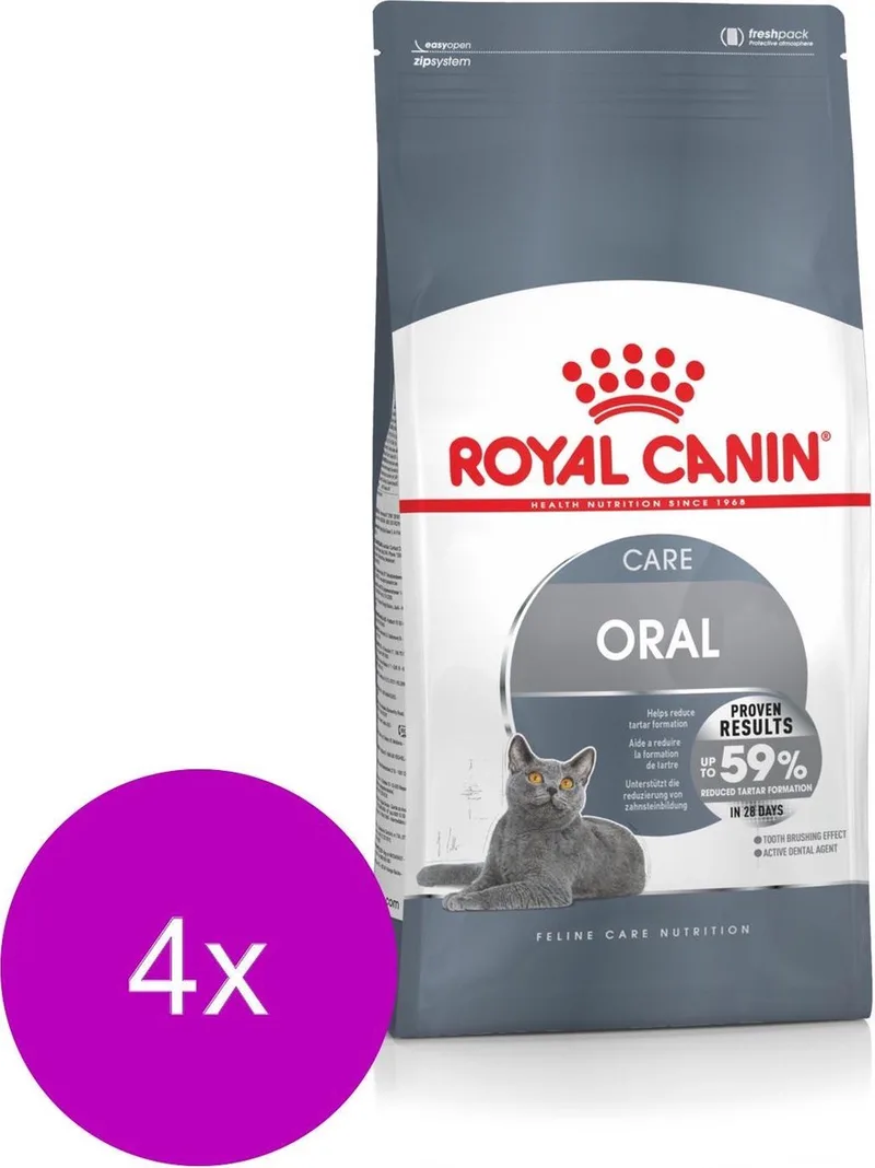 Dental Care - Kattenvoer - 4 x 3.5 kg de Royal Canin – photo produit