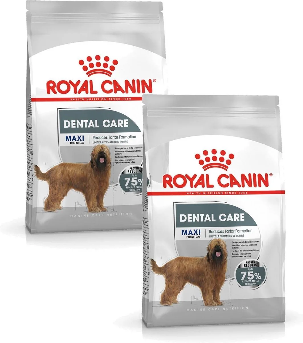 Dental Care Maxi - Hondenvoer - 2 x 9 kg van Royal Canin – productfoto
