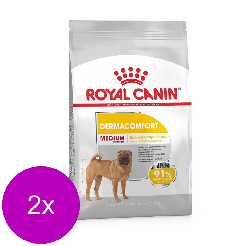 Dermacomfort Medium - Hondenvoer - 2 x 10 kg de Royal Canin – photo produit