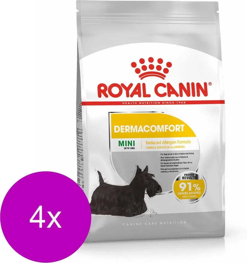 Dermacomfort Mini - Hondenvoer - 4 x 1 kg by Royal Canin – product photo