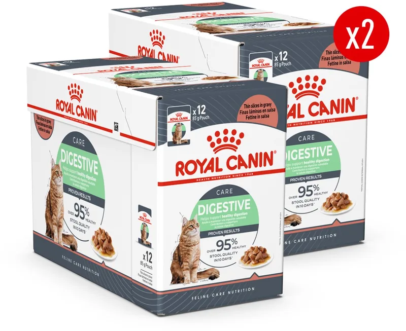 Digestive Care in Gravy - 24 x 85 g - Katten Natvoer - Voordeelverpakking by Royal Canin – product photo
