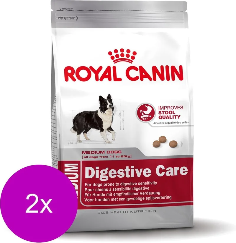Digestive Care Medium - Hondenvoer - 2 x 3 kg de Royal Canin – photo produit