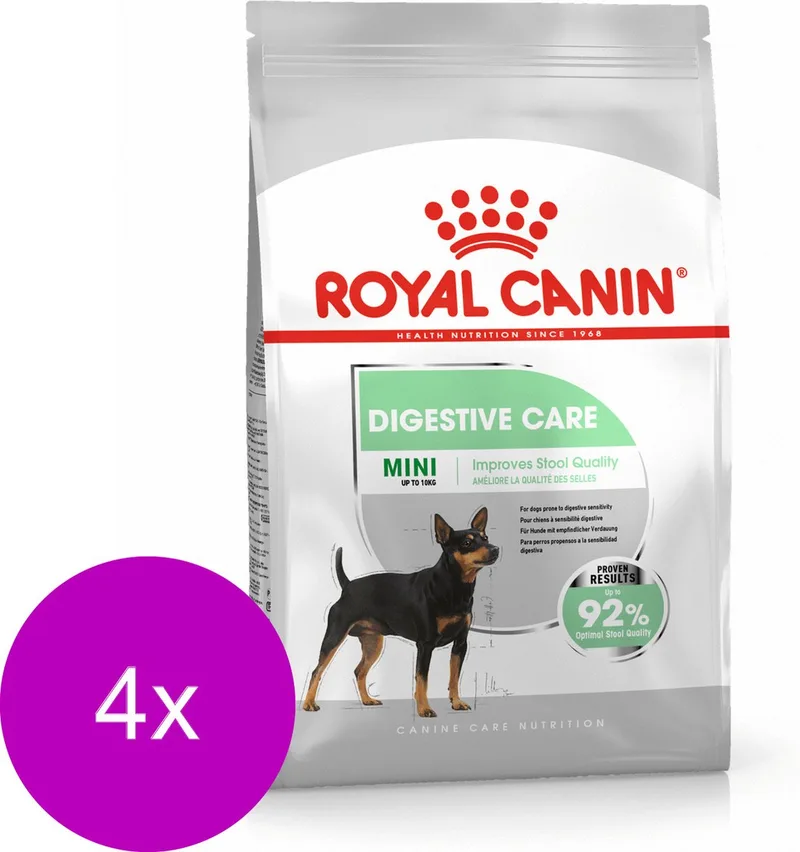 Digestive Care Mini - Hondenvoer - 4 x 3 kg by Royal Canin – product photo