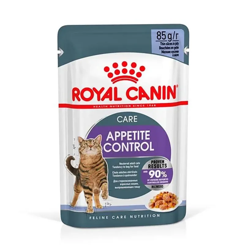 Fcn Appetite Control In Gelei 12 X Natvoer Voor Katten 85 G de Royal Canin – photo produit