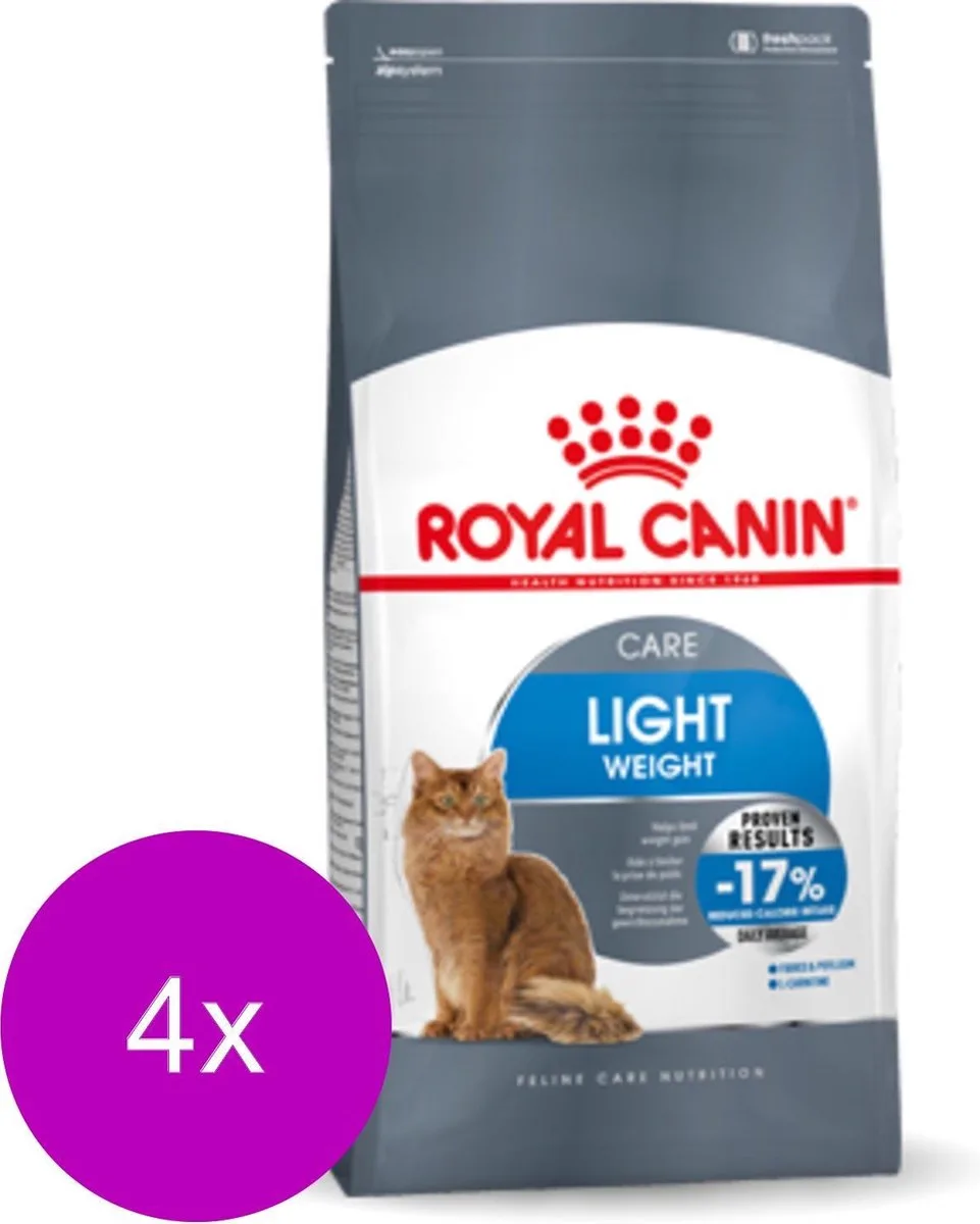 Fcn Light Weight Care - Kattenvoer - 4 x 3.5 kg från Royal Canin – produktbild