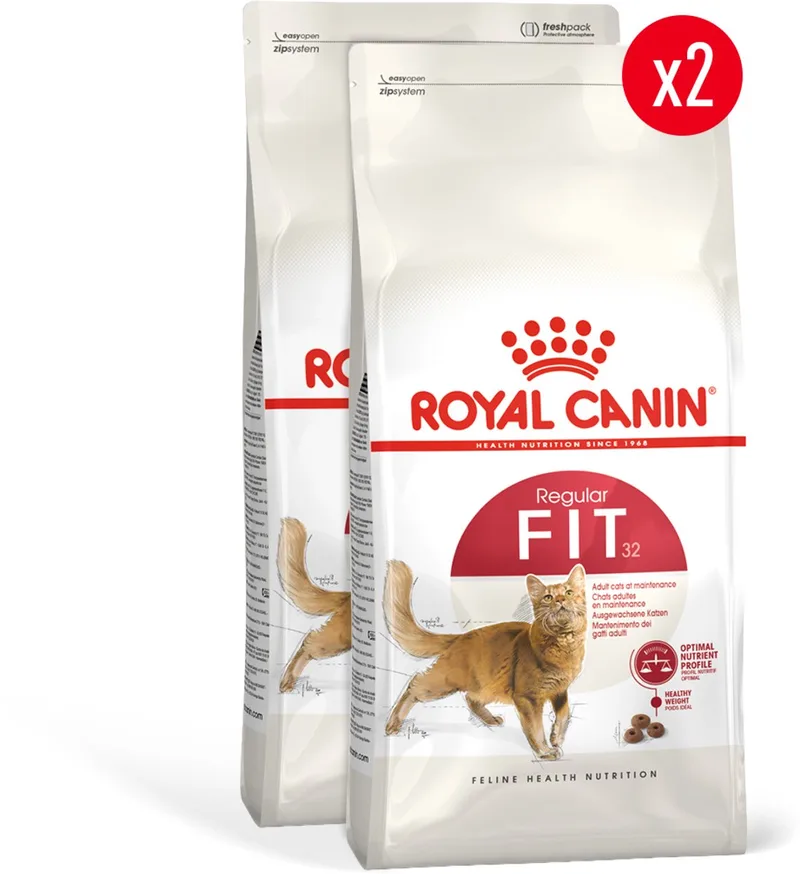 Fit 32 - Kattenvoer - 2 x 10kg - Hoogwaardige voeding by Royal Canin – product photo
