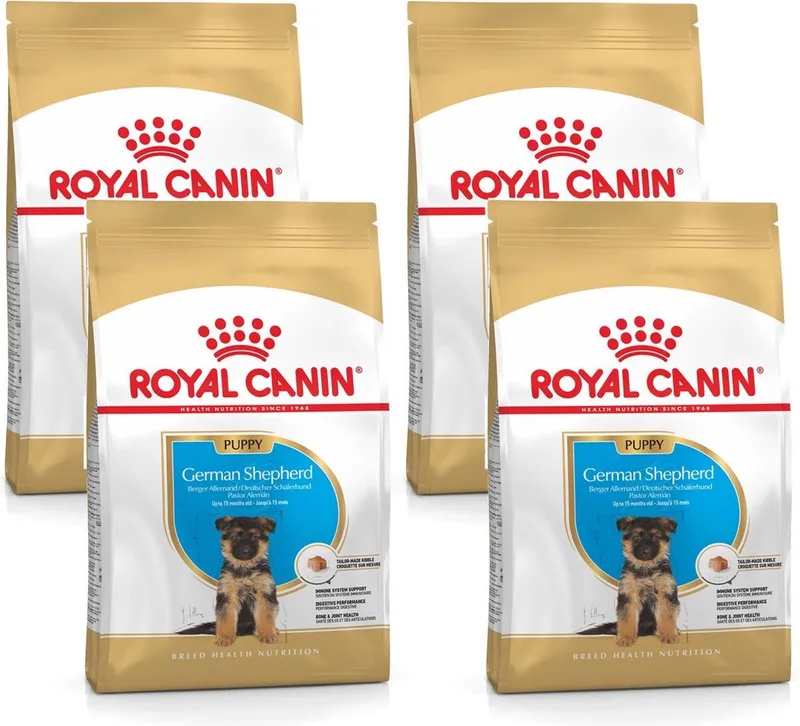 German Shepherd - Puppy-Hondenvoer - 4 x 3 kg de Royal Canin – photo produit