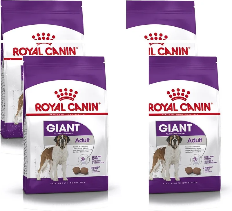 Giant Adult - Hondenvoer - 4 x 4 kg by Royal Canin – product photo