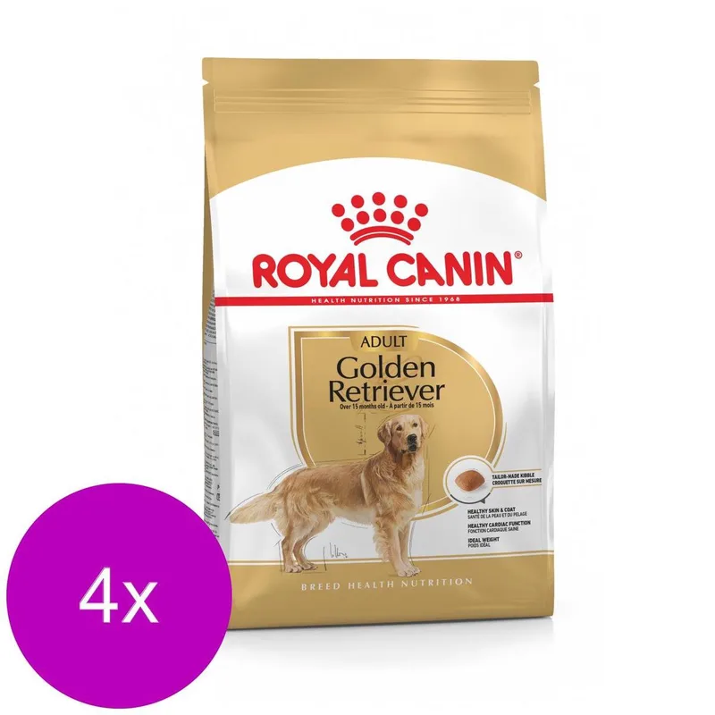Golden Retriever Adult - Hondenvoer - 4 x 3kg von Royal Canin – Produktfoto