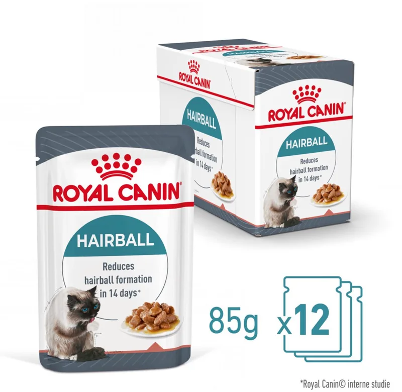 Hairball Care In Gravy - Kattenvoer - 8 x 12x85 g by Royal Canin – product photo