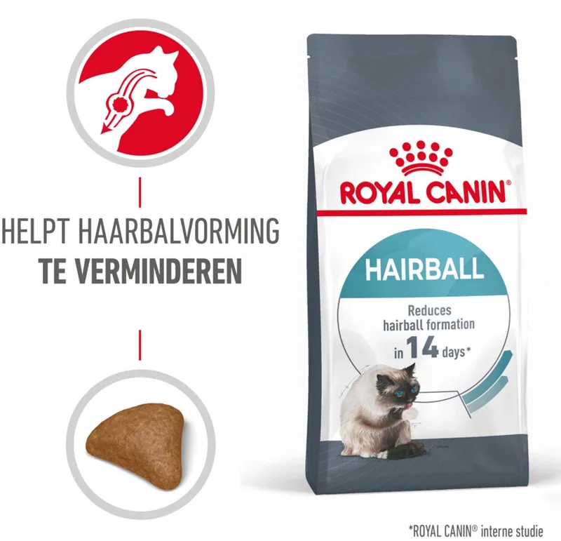 Hairball Care Kattenvoer - 4 x 4 kg de Royal Canin – photo produit