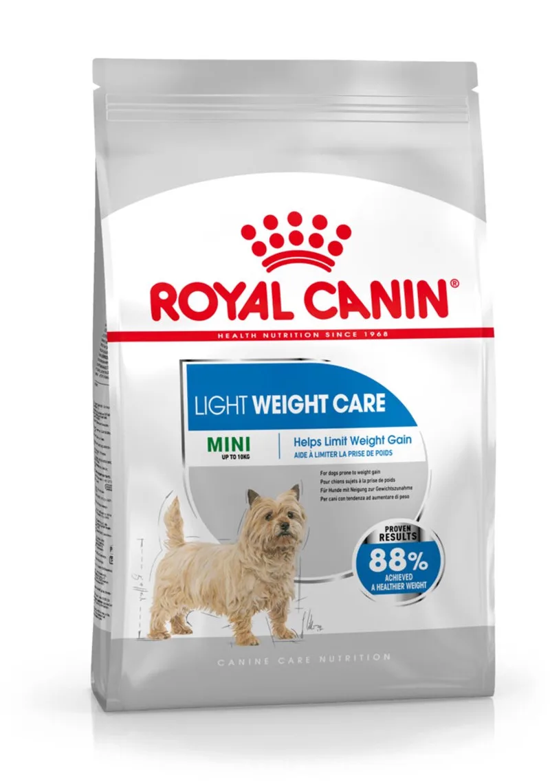 Hondenvoer Light Weight Care Mini - 4 x 3 kg de Royal Canin – photo produit