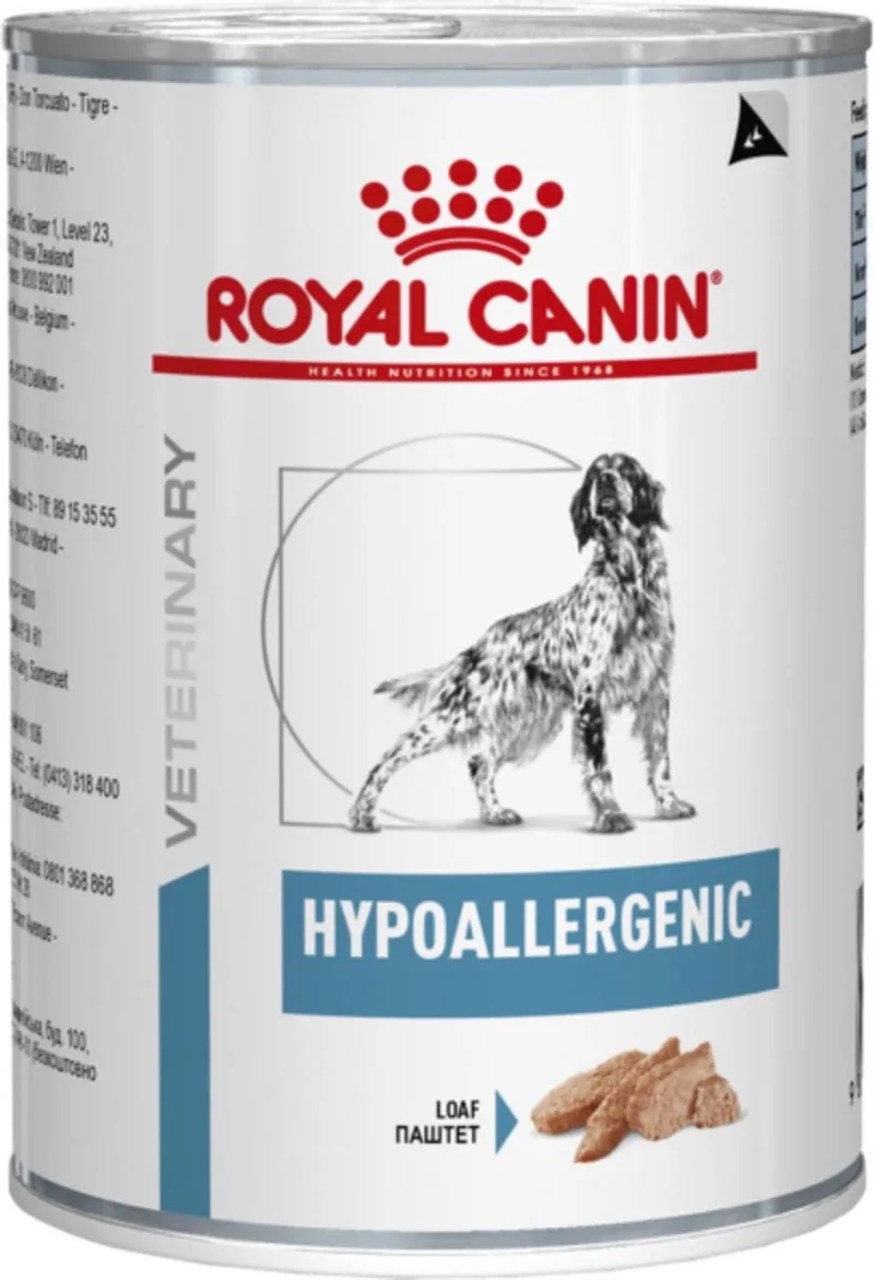 Hondenvoer Nat Hypoallergenic - 12 x 400 gr de Royal Canin – photo produit