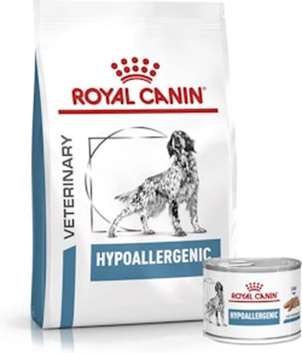 Hypoallergenic Combi bundel - 14 kg + 12 x 400 gr från Royal Canin – produktbild